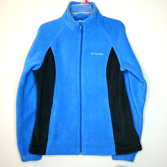 Columbia Jackets & Blazers - Columbia Fleece Jacket Full Zip Warm Blue Sweatshirt LARGE 12 14